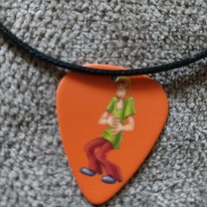 SCOOBY DOO SHAGGY GUITAR PICK NECKLACE